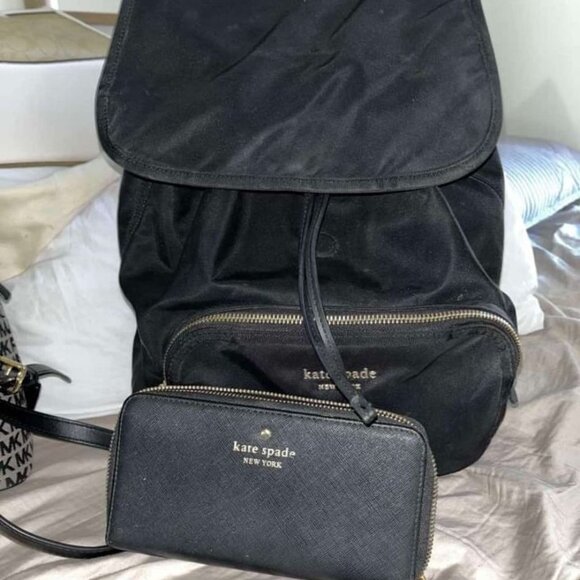 kate spade Handbags - Kate Spade Backpack Purse & Wallet